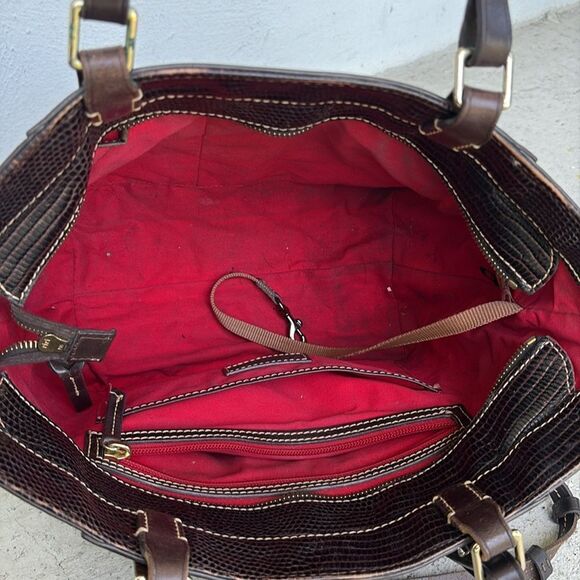 Dooney Burke embossed leather - Picture 7 of 8